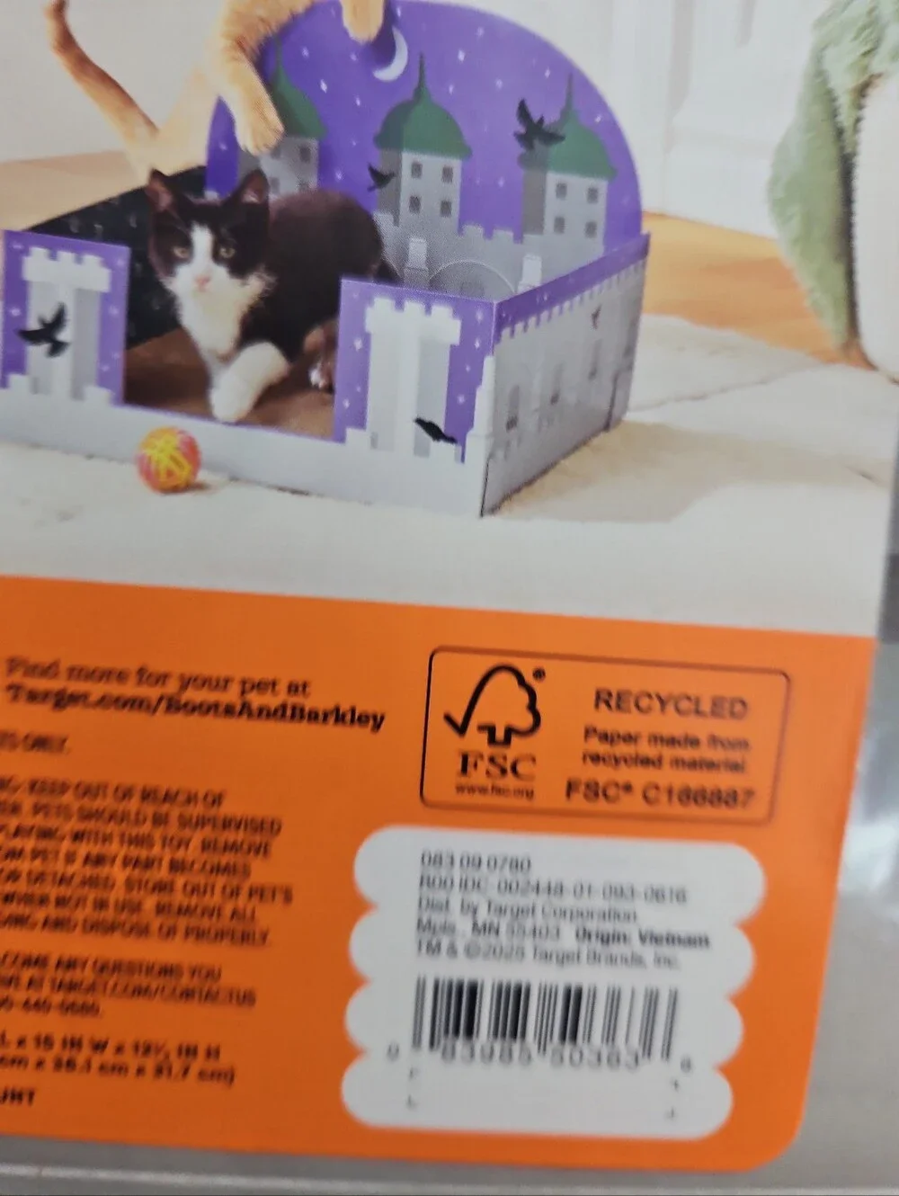 Boots & Barkley Castle Theme Cat Scratcher Pad - 15